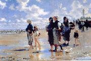 John Singer Sargent Oyster Gatherers of Cancale Spain oil painting artist